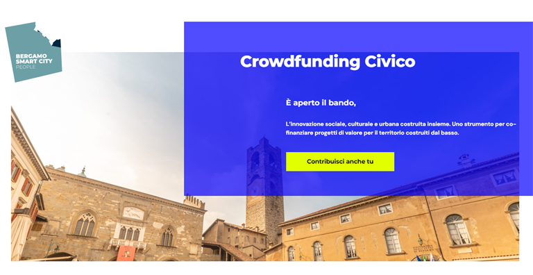 Scade il 15 dicembre prossimo il bando relativo al Crowdfunding Civico 2023, promosso dall’Associazione Bergamo Smart City & Community