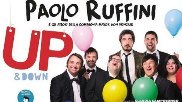 Teatro e diversità: il 7 maggio "Up&Down" con Paolo Ruffini