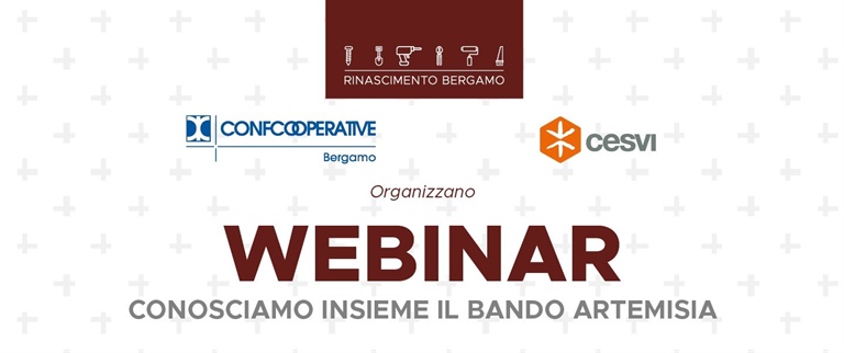 19 ottobre 2020: Webinar "Conosciamo insieme il Bando Artemisia"