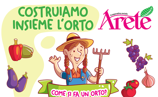 1 Aprile 2023: "Costruiamo insieme l’orto" - Laboratorio per bambini 6-12 anni presso la cooperativa Aretè a Torre Boldone (BG)