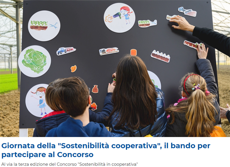 Terzo concorso Sostenibilità Cooperativa