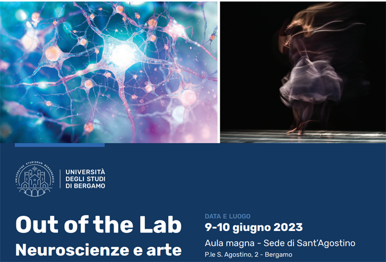 9-10 Giugno: "Out of the Lab Neuroscienze e Arte" in Aula Magna sede di Sant'Agostino Università di Bergamo