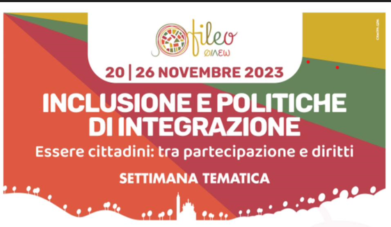 20-26 Novembre: Inclusione e politiche di Integrazione