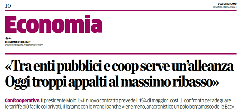 Intervista al presidente Lucio Moioli a cento giorni dall'elezione