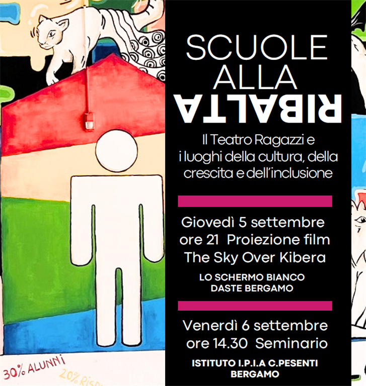 5-6 settembre: programma degli eventi dedicati al Teatro Ragazzi e alle connessioni con scuola e territorio