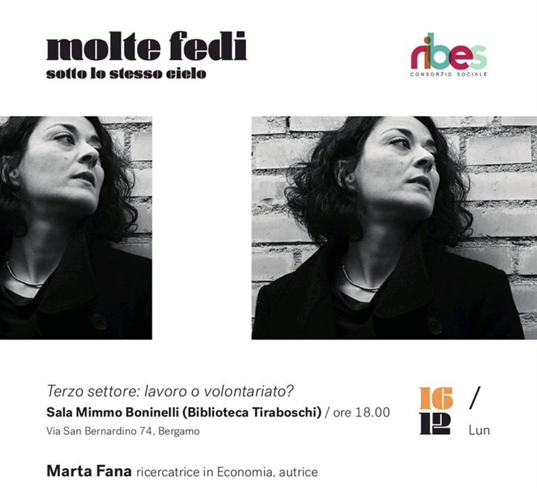 Incontro con l'economista Marta Fana dal titolo "Terzo settore: lavoro o volontariato?"