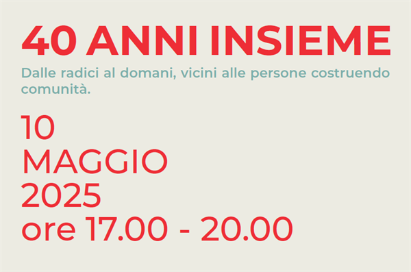 I primi 40 anni della Cooperativa Lavorare Insieme: in programma per il 10 maggio l’evento celebrativo