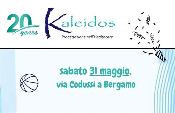 La coop sociale Kaleidos celebra i suoi primi 20 anni con festa e torneo di basket inclusivo
