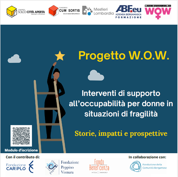 Seminario W.O.W.: Storie, impatti e prospettive per l’occupabilità delle donne in fragilità