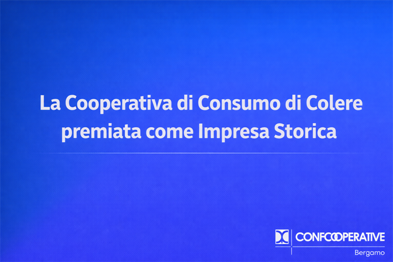 La Cooperativa di Consumo di Colere premiata come...