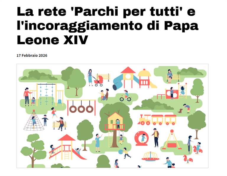 La rete “Parchi per tutti” riceve un messaggio di...