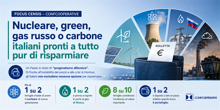 Energia, Dal nucleare al gas russo Italiani pronti a...